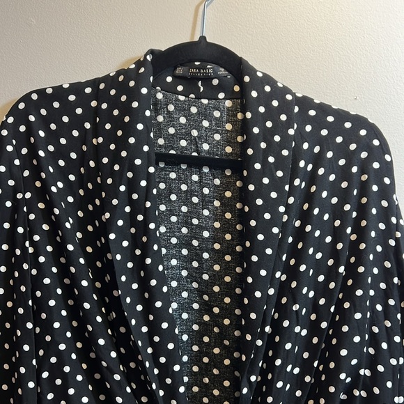 Zara Polka Dot Top/Blazer - Picture 2 of 6